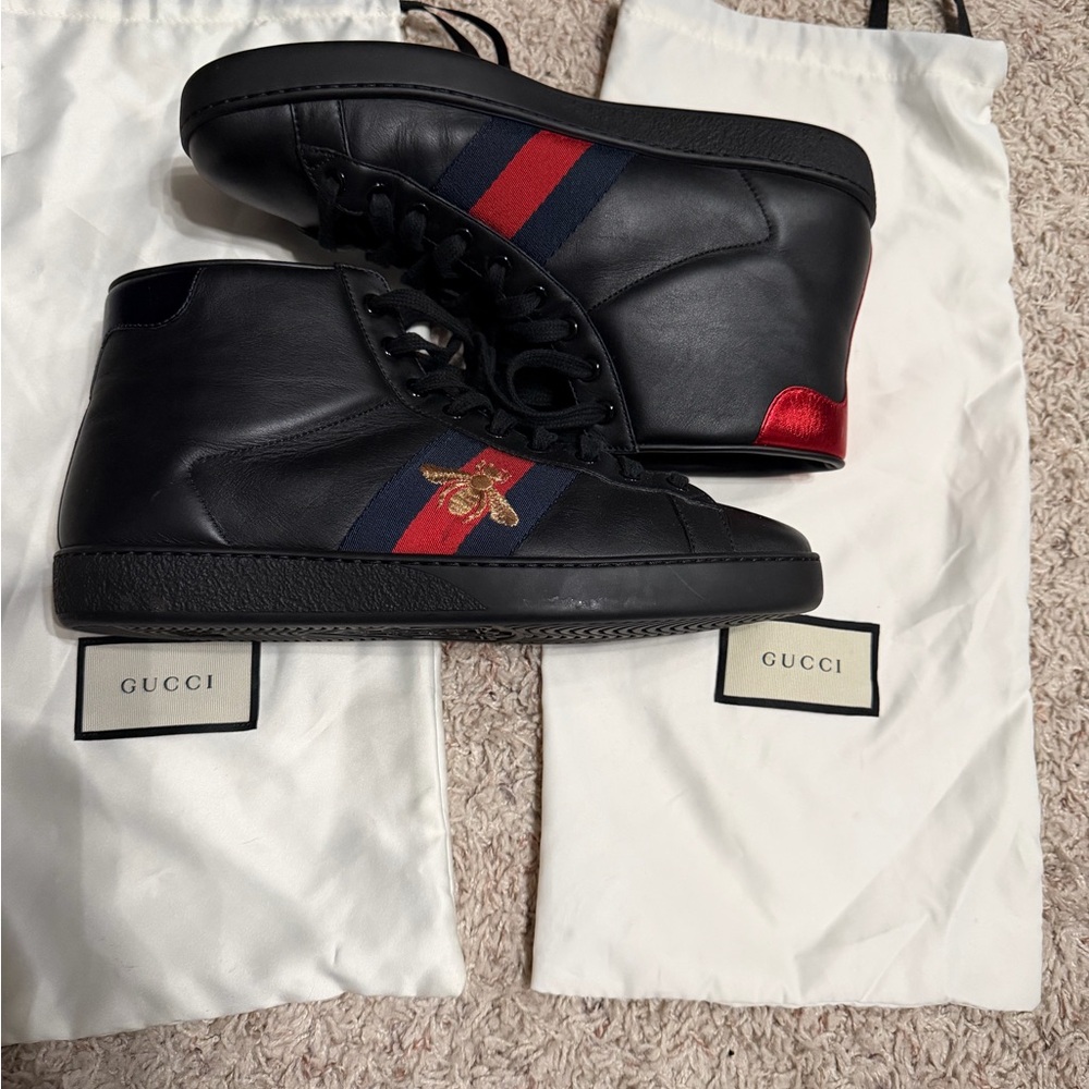 Gucci Ace high-top ‘bee’
